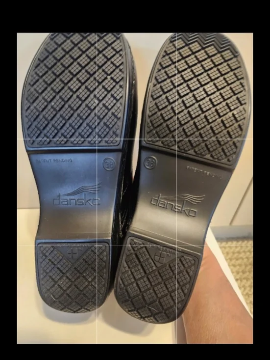 New Dansko XP 2.0 Black Waterproof Leather Closed Back Clogs Sz.8/38 Ret. $165 - Picture 7 of 8